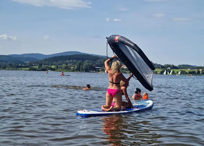 Moderni V Relax Lipno U Plaze Windy Point Apartament *