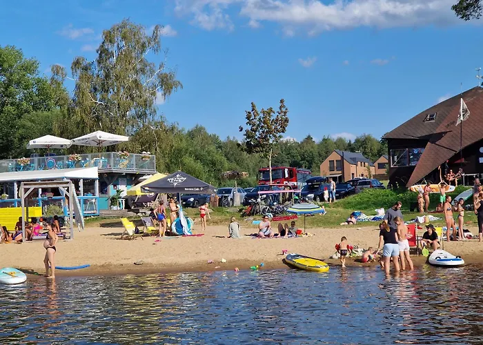 Moderni V Relax Lipno U Plaze Windy Point Apartament Černá v Pošumaví